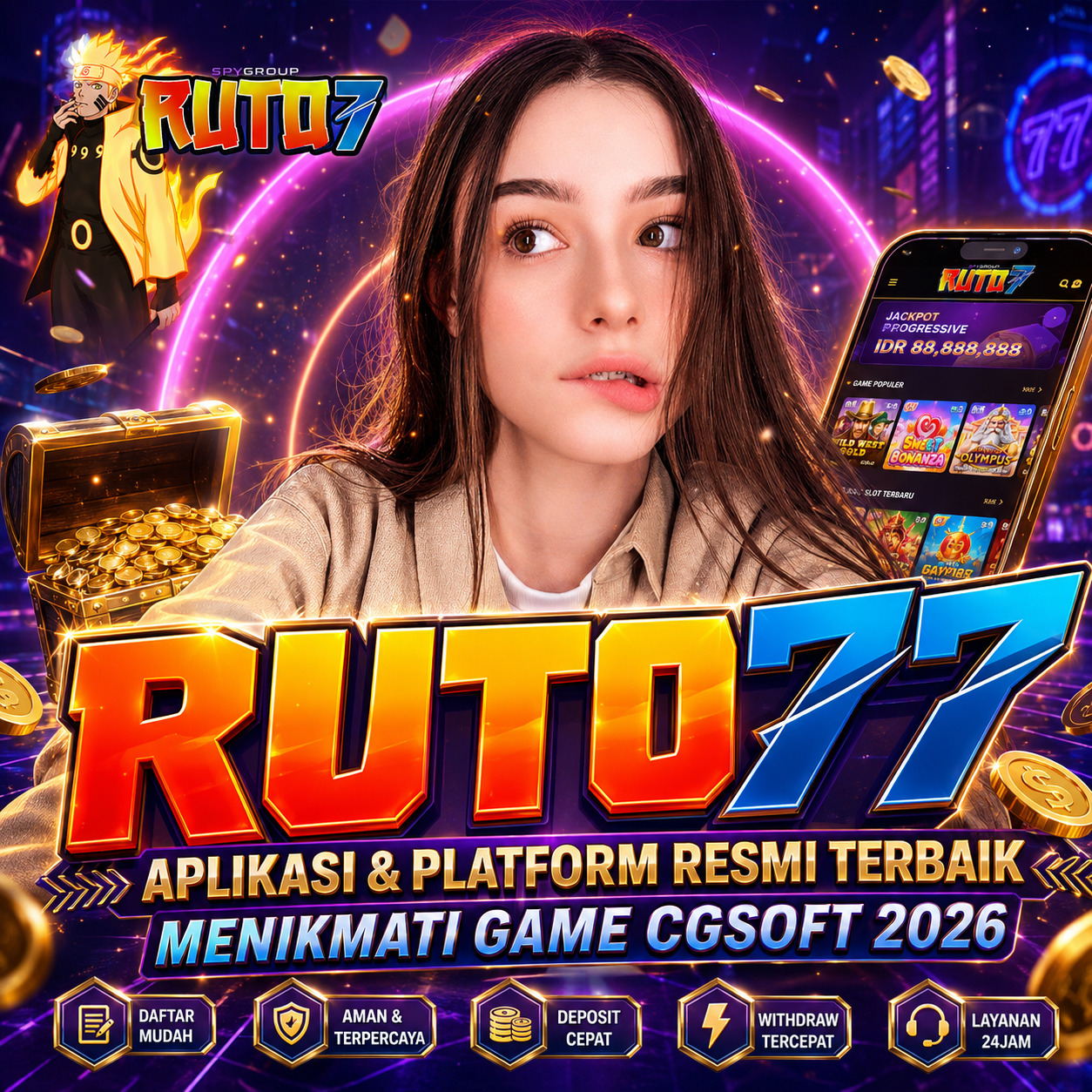 RUTO77 - Aplikasi & Platform Resmi Terbaik Menikmati Game CGSOFT 2026